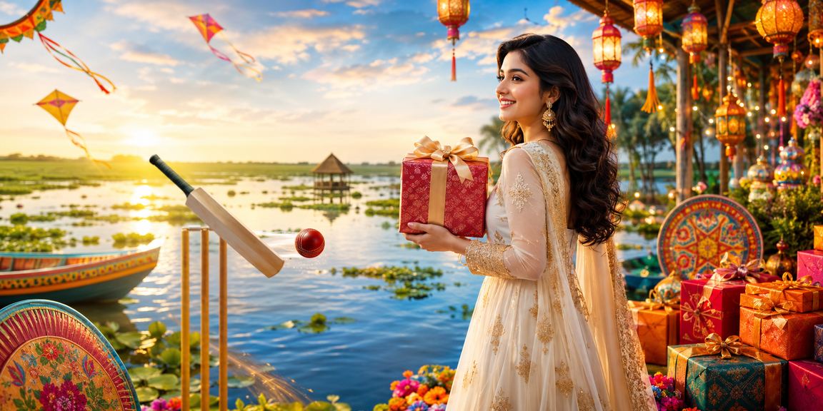 বাংলাদেশে ঈদ উৎসবে ক্রিকেট বেটিং উপভোগরত দর্শক