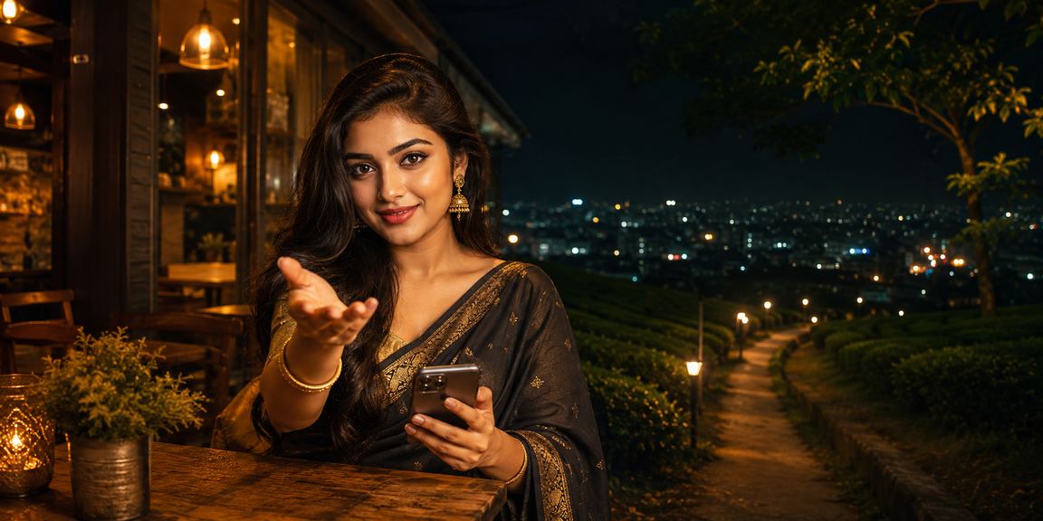 বগুড়ার চা বাগানে আরামদায়ক পরিবেশে একজন ব্যবহারকারী