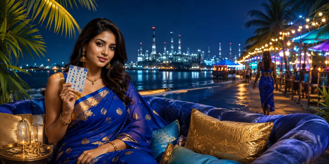 নারায়ণগঞ্জের সমুদ্রসৈকতে লটারি গেম খেলছেন একজন বাংলাদেশি